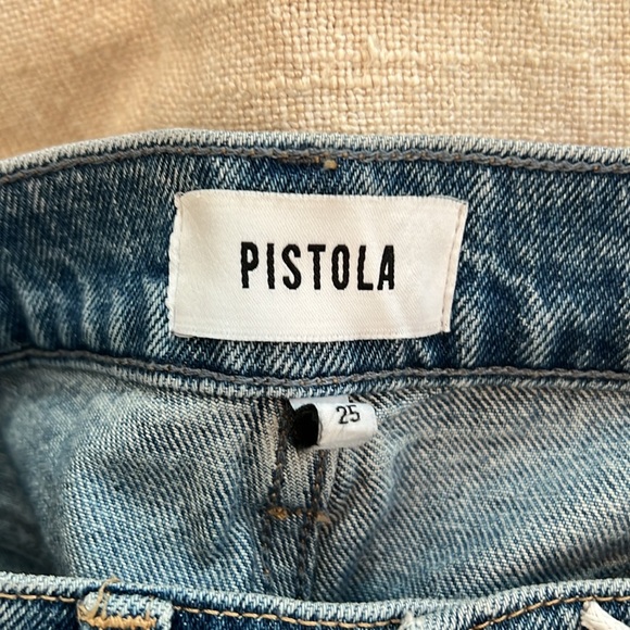 Pistola Lana High Rose Ultra Wide Jeans - Cannes in Sz 25 - Picture 5 of 6
